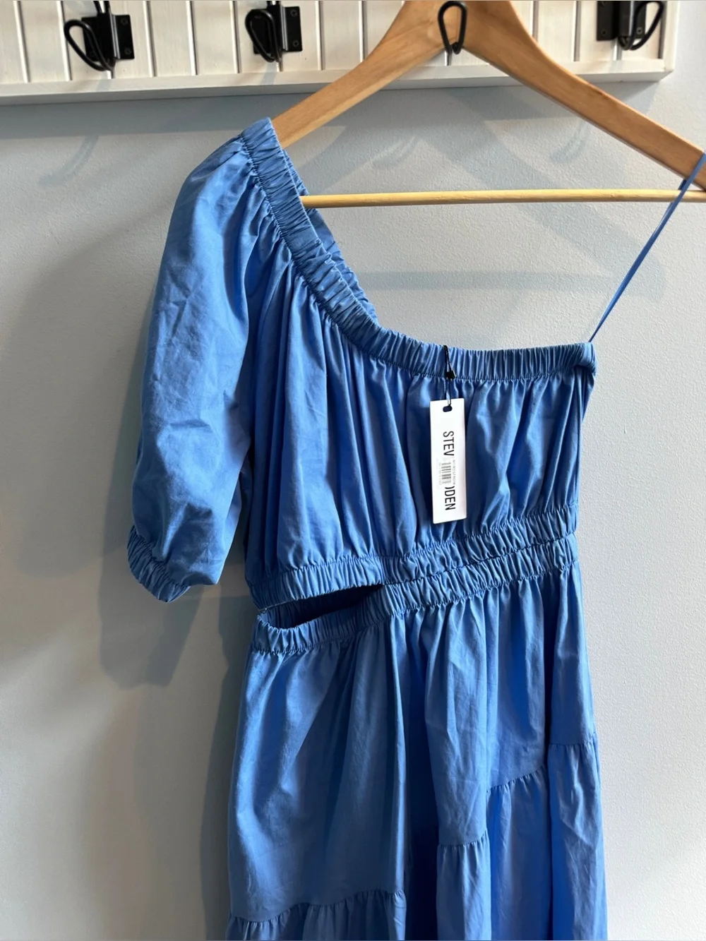 Steve Madden Blue Elastic Waist Maxi Dress - Picture 6 of 9